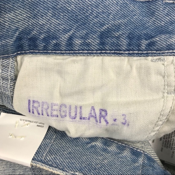 Levi’s Line 8 High Rise Skinny Jeans Distress NWT - Picture 5 of 8